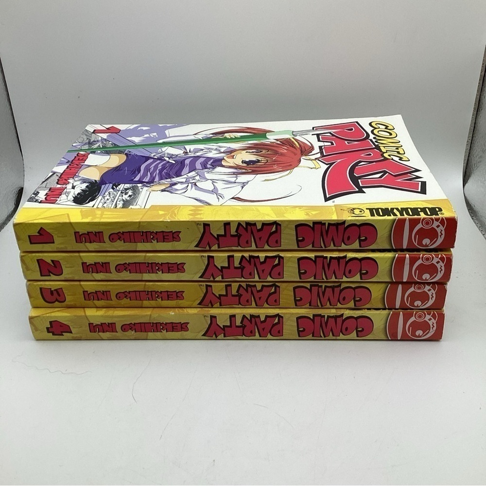 COMIC PARTY VOL 1-4 MANGA ENGLISH SET TOKYOPOP